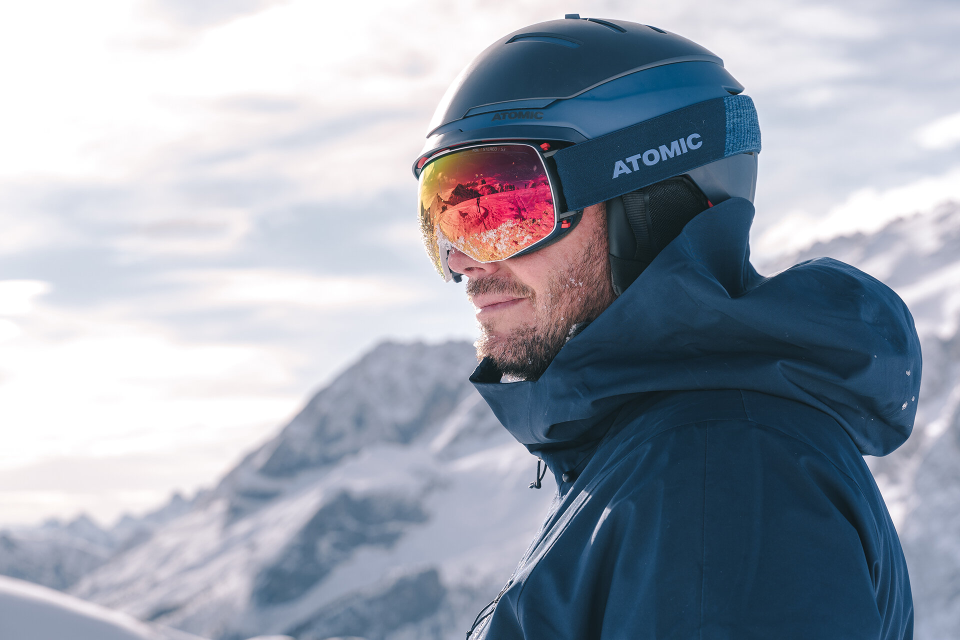 Primo piano sciatore | © Patricia Ramirez - Archivio Immagini ApT Val di Fassa