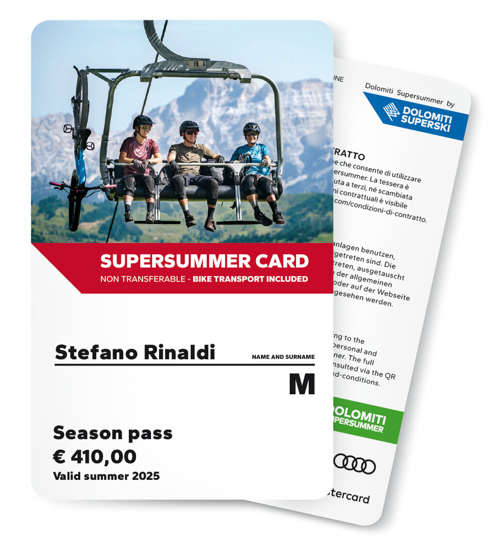 Dolomiti Supersummer Card - Season pass